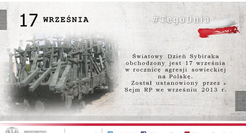 Światowy Dzień Sybiraka - 81. rocznica agresji sowieckiej wobec Polski