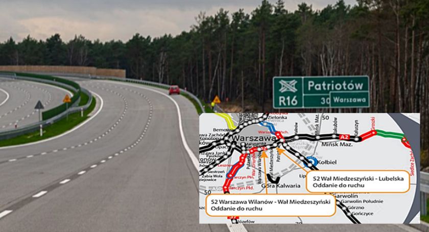 15 km Południowej Obwodnicy Warszawy oddane do użytku. Dwa odcinki S2 otwarte!