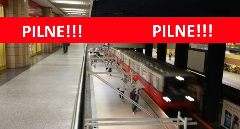 Śmiertelny wypadek na stacji metro Centrum