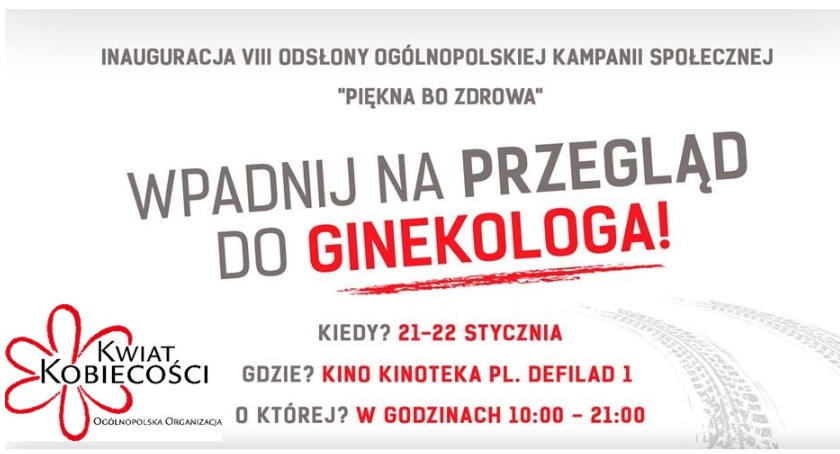 W weekend bezpłatna cytologia pod Pałacem Kultury i Nauki