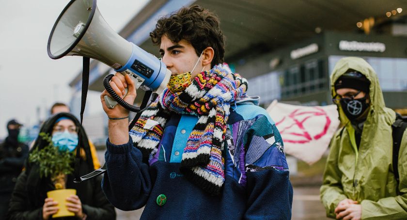 Protest Extinction Rebellion - wywiad