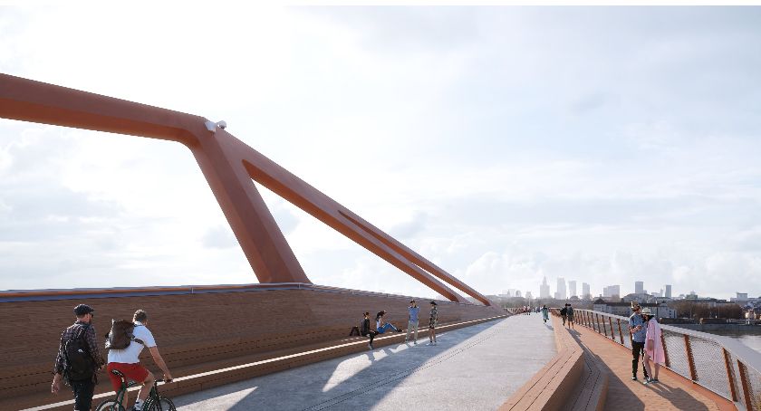 Warszawski most pieszo-rowerowy dłuższy od londyńskiego Millennium Bridge. 5 ofert w przetargu