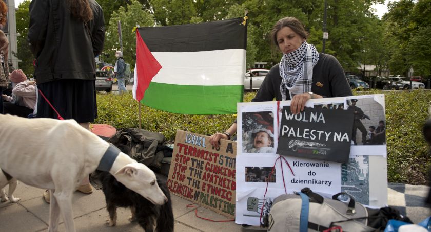 Pikieta Solidarni z Palestyną [ZDJĘCIA]