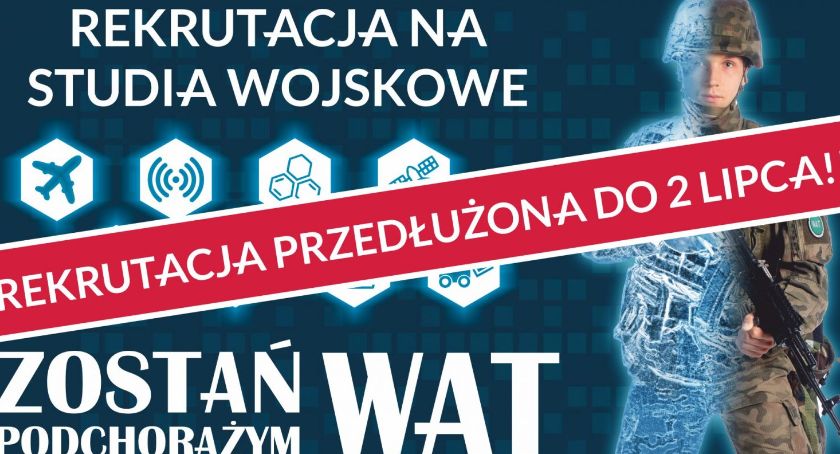 Rekrutacja na studia wojskowe w WAT przedłużona do 2 lipca
