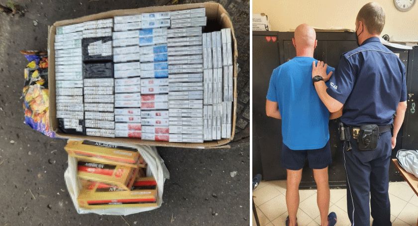 Dwóch mieszkańców Legionowa wpadło z... 20 tys. papierosów