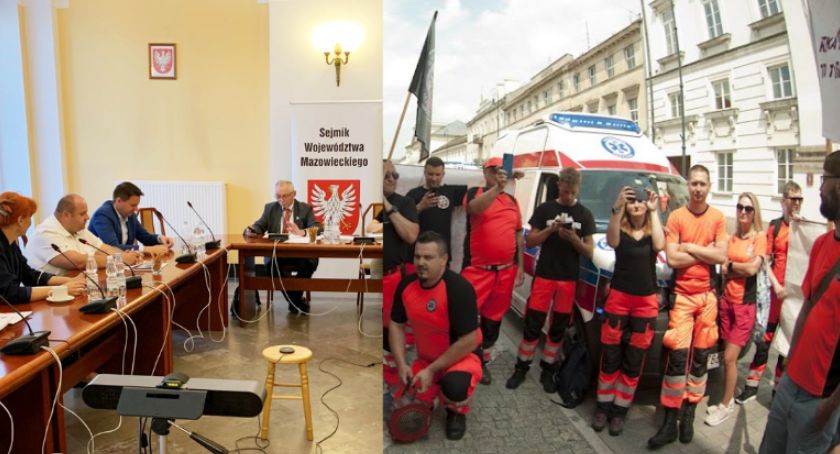 Sejmik o sytuacji ratowników medycznych