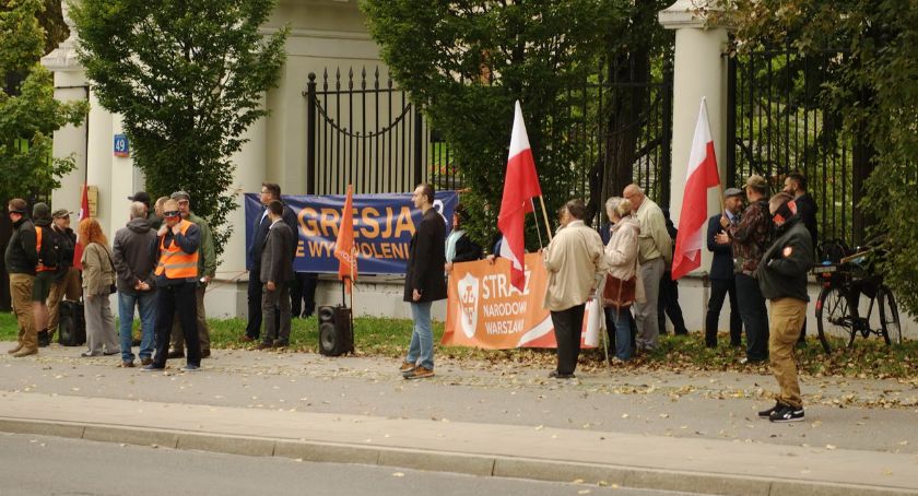 Pikieta pod Ambasadą Rosji w 82. rocznicę agresji sowieckiej na Polskę [ZDJĘCIA]