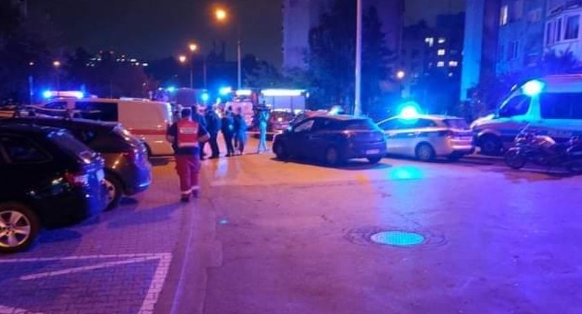 Ewakuacja bloku z powodu... koncertu