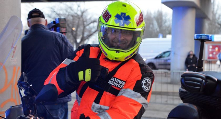 Marcin Borkowski znany jako BORKOŚ na motoambulansie ciężko ranny w wypadku 