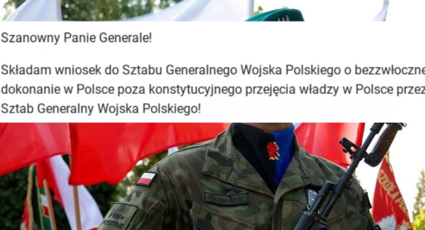 Wojsko Polskie powinno przejąć władzę?! [LIST DO GENERAŁA]
