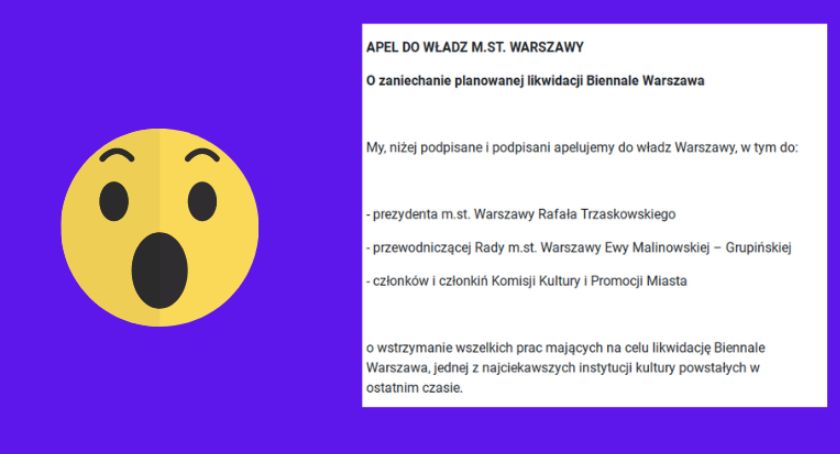 Co z Biennale Warszawa?! [PETYCJA]