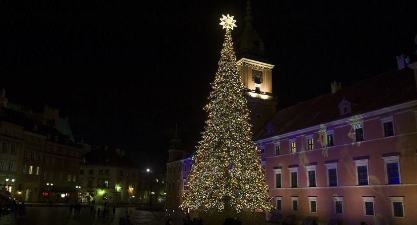 Choinka na placu Zamkowym rozbłysła!