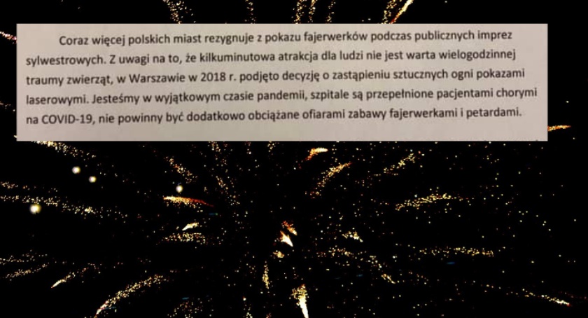 Warszawa Nie Strzela? Radni przyjęli stanowisko ws. nieużywania materiałów pirotechnicznych!