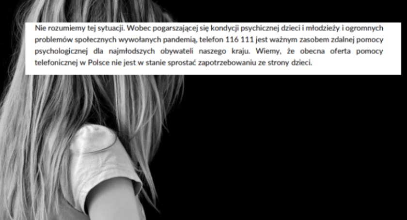 Skandaliczna decyzja? Telefon Zaufania dla Dzieci i Młodzieży nie będzie dofinansowany