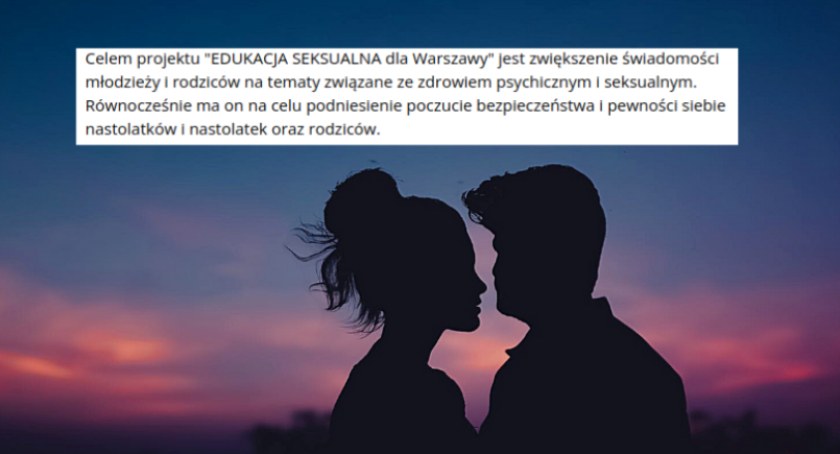 Będzie edukacja seksualna w Warszawie? 