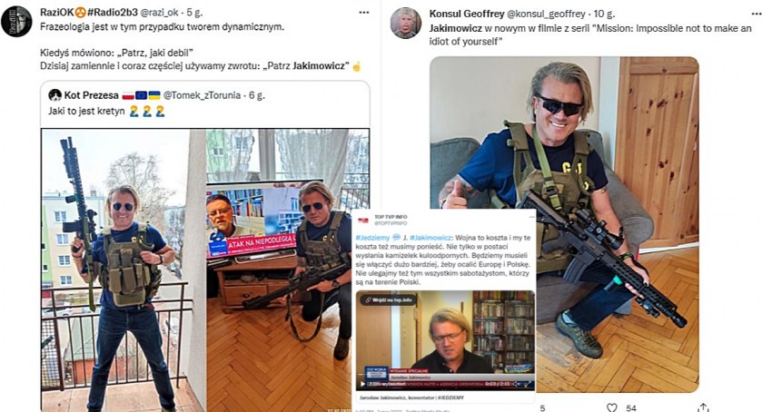 Jakimowicza pomysł na zabłyśnięcie w mediach - pewnie miało być śmiesznie, a wyszło...