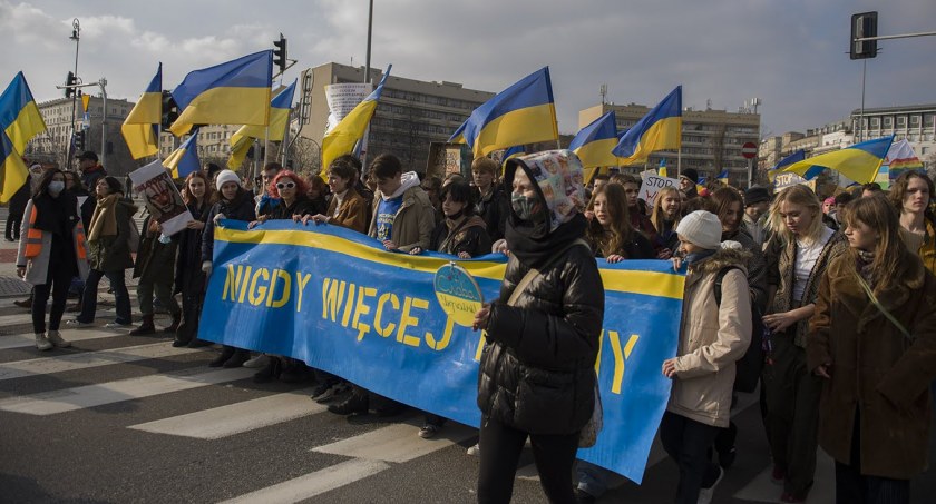 Protest: Nigdy więcej wojny! [FOTORELACJA]