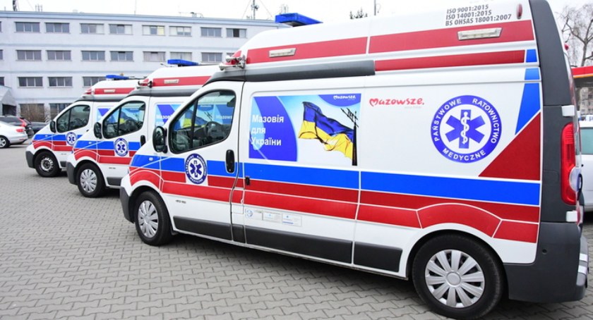 Karetki od władz Mazowsza wyruszyły do Kijowa