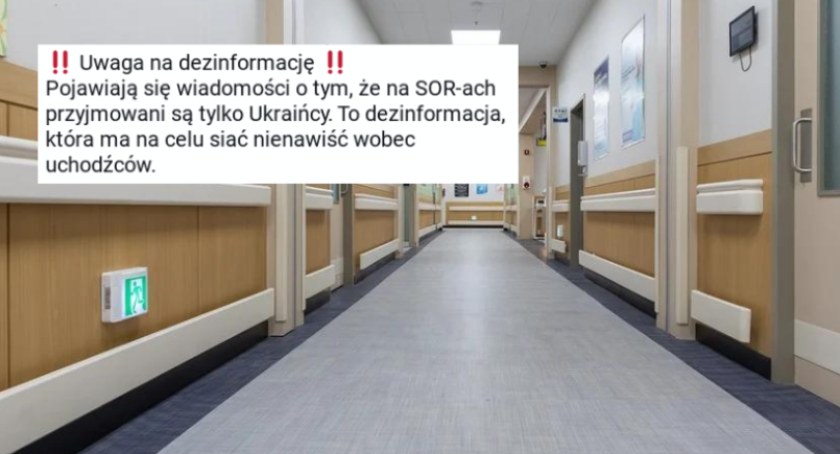 Na SOR-ach przyjmują tylko osoby z Ukrainy? To FAKE NEWS! 