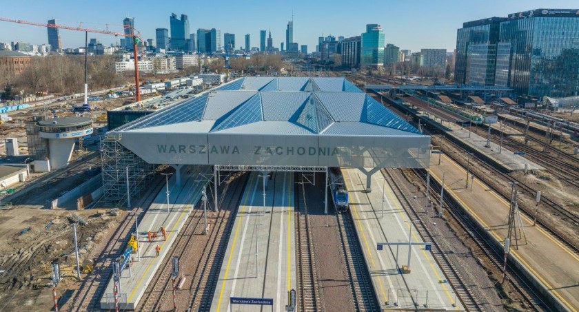 Jaki postępują prace stacji Warszawa Zachodnia?