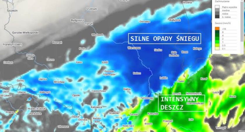 Uwaga: będzie atak zimy na Mazowszu! 