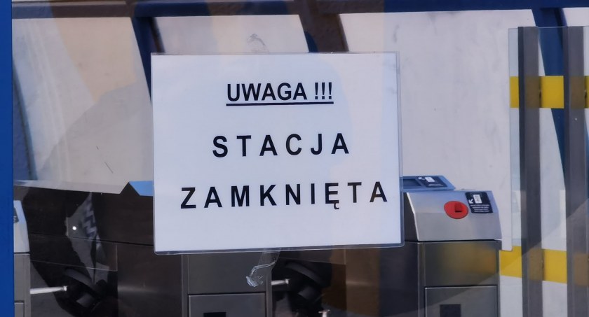 Wypadek na stacji Metro Politechnika