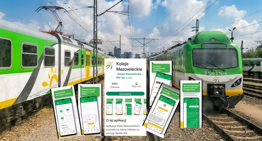 W końcu jest! Aplikacja mobilna Kolei Mazowieckich!