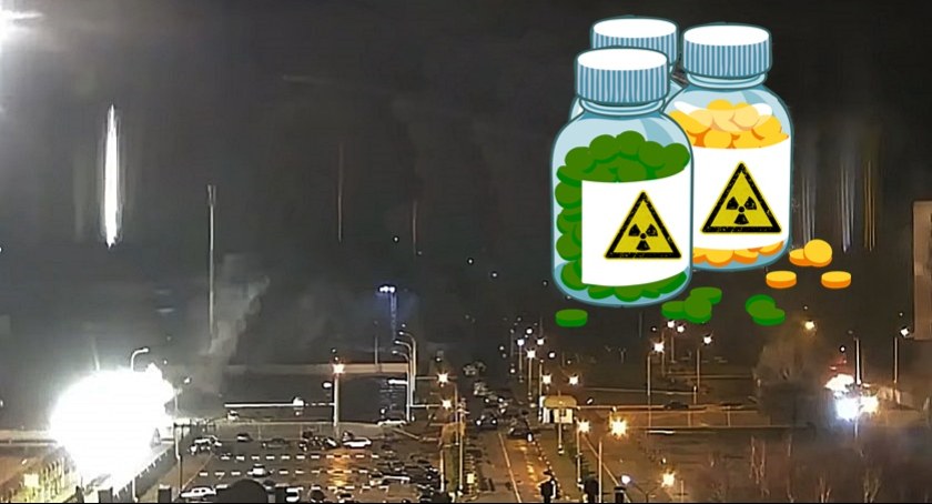 Wciąż groźnie w zaporoskiej elektrowni jądrowej. Do komend straży na terenie Polski trafiły tabletki z jodkiem potasu