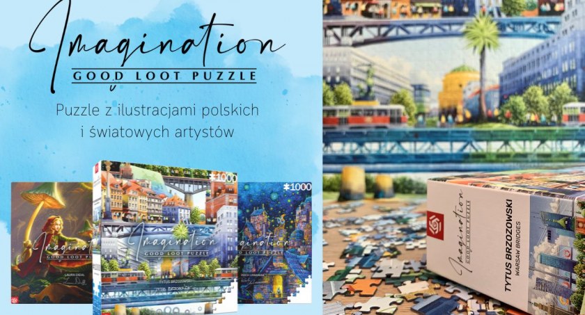Tytus Brzozowski i jego „Warszawskie mosty” tym razem w formie puzzli