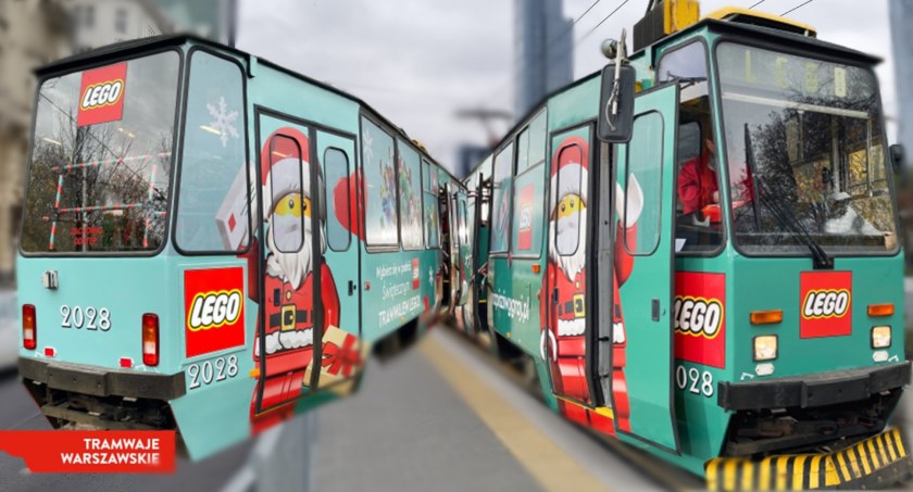 Tramwaj LEGO – pierwsza przedświąteczna niespodzianka dla najmłodszych! (ZDJĘCIA)