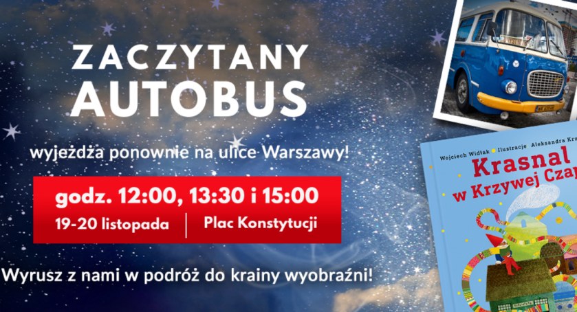 Zaczytany autobus ponownie wyjedzie na ulice Warszawy! 