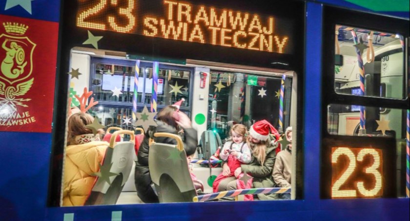 Wypatrujcie świątecznego tramwaju!