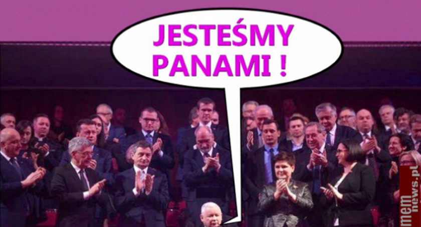 Wpadka Kaczyńskiego:  jesteśmy ludzkimi panami