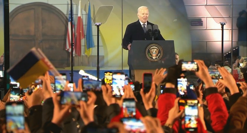 Jesteśmy zjednoczeni. Wiemy, co oznacza solidarność. Joe Biden w warszawskich Arkadach Kubickiego