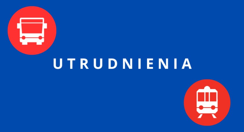 Utrudnienia na w kursowaniu pociągów i autobusów. Są konkretne przyczyny