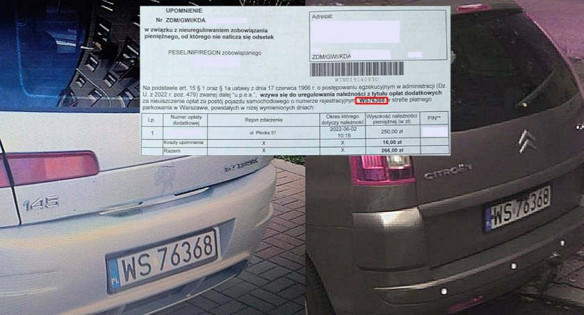 Magia ZDM - mandat za auto którego nie ma 