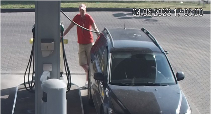 Ukradł paliwo. Teraz szuka go policja