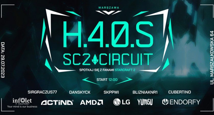 H.4.0.S SC2 CIRCUIT – turniej rozgrywek Starcraft 2 w Warszawie!