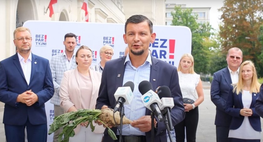 Burak dla Kołodziejczaka - konferencja prasowa Bezpartyjnych Samorządowców