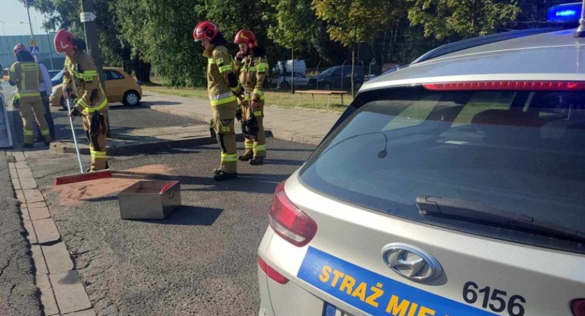 Paliwo wyciekało, a kierowca nie zdawał sobie z tego sprawy