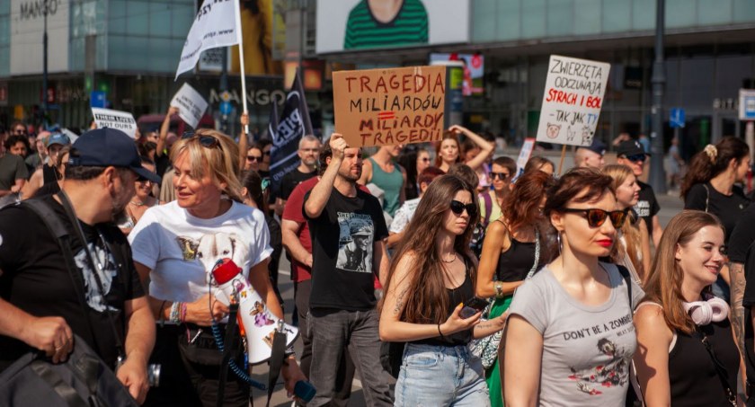 Marsz Wyzwolenia Zwierząt przeszedł przez Warszawę [FOTORELACJA]