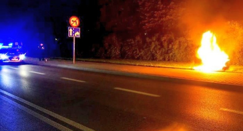 Nietypowy pożar. Zapalił się... TOI TOI 