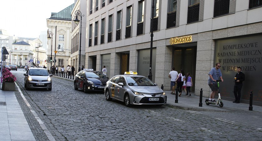 Stare Miasto i taksówki
