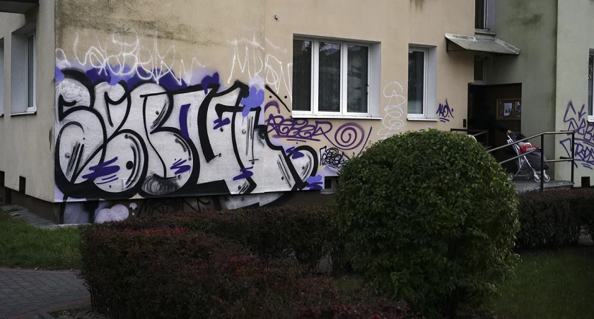 Graffiti w Wawrze