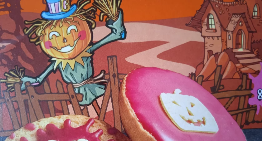 Halloween i pizza bardzo do siebie pasują