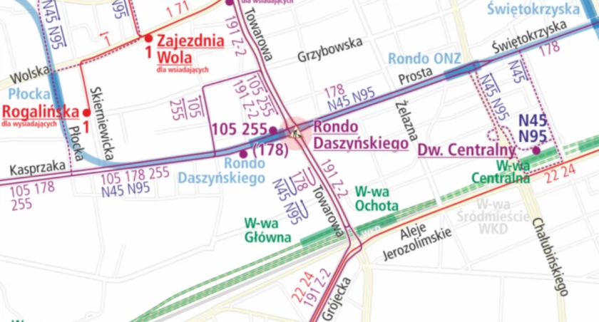 Remont torowiska na Rondzie Daszyńskiego. Kolejne zmiany