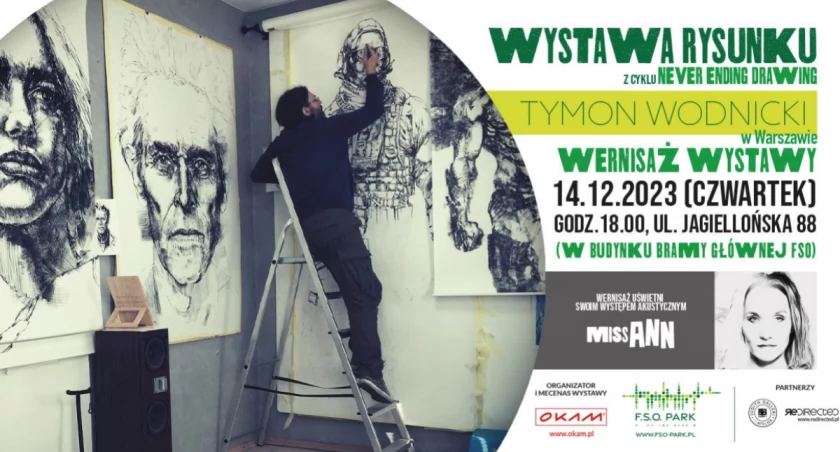 OKAM z wystawą rysunku Tymona Wodnickiego