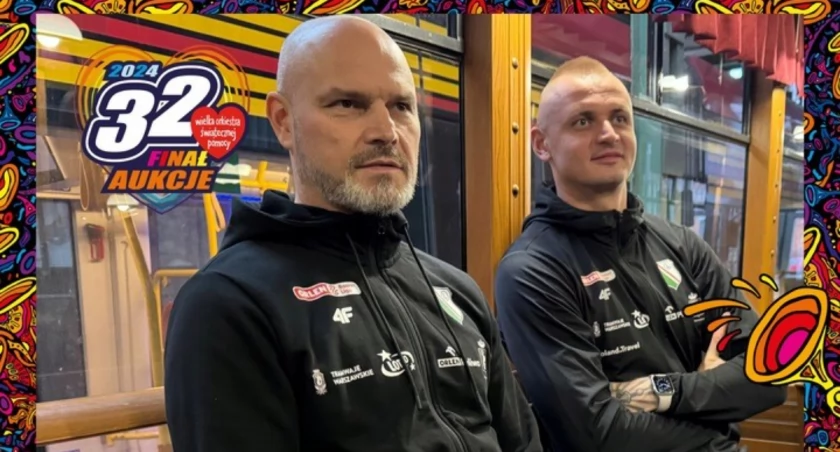 Wyjątkowa aukcja dla WOŚP – kolacja z trenerem i kapitanem Legii Kosz