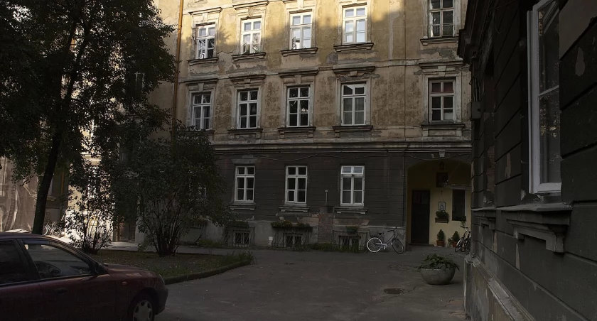 Ulica Bednarska od podwórka