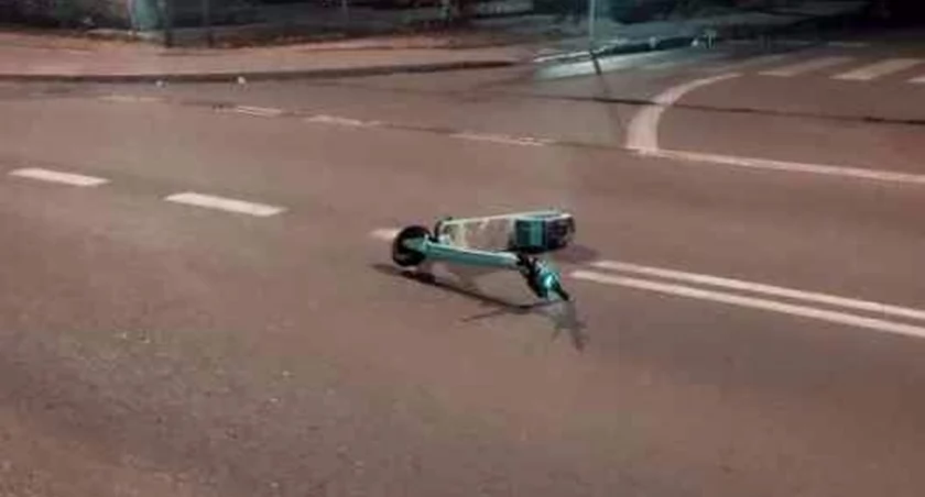 Rozrzucał hulajnogi na torach, tramwaje stanęły w korku